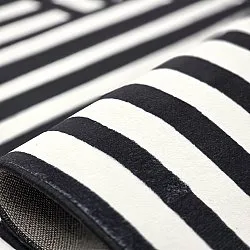 Wilton-Teppich - Joma (schwarz/weiß)