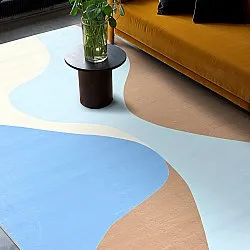 Tapis Wilton - Leiden (bleu/marron)