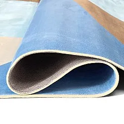 Tapis Wilton - Leiden (bleu/marron)