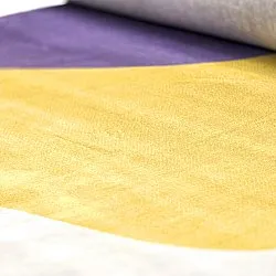 Wilton-Teppich - Leiden (gelb/lila)