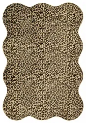 Tapis Wilton ondulé - Leopard (marron)