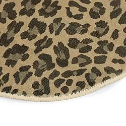 Tapis Wilton ondulé - Leopard (marron)