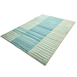 Wilton-Teppich - Lorne (türkis)