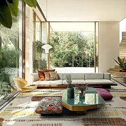 Wilton-Teppich - Lucerne (braun/mehrfarbig)