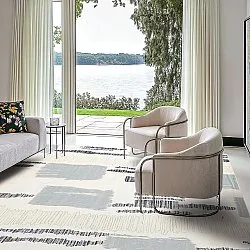 Wilton-Teppich - Lucerne (grau/mehrfarbig)