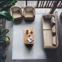 Teppich für innen und außen - Monsaraz (blau)