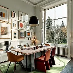 Wilton-Teppich - Mudgee (grün/mehrfarbig)