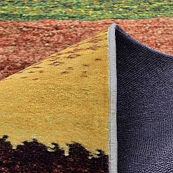 Wilton-Teppich - Oia (rot/mehrfarbig)