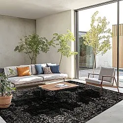 Wilton-Teppich - Peking (schwarz)