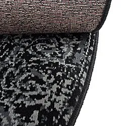 Rund Teppich - Peking (schwarz)