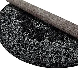 Rund Teppich - Peking (schwarz)