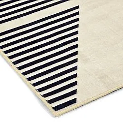 Wilton-Teppich - Pucon (schwarz/creme)