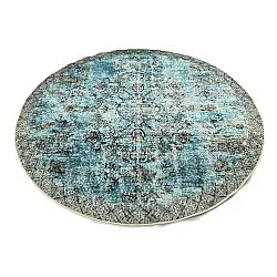 Rund Teppich - Rosalie (blau)