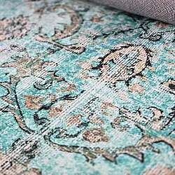 Rund Teppich - Rosalie (blau)