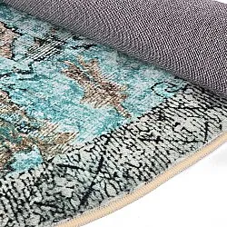 Rund Teppich - Rosalie (blau)