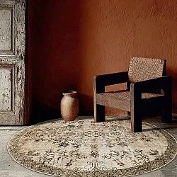 Rund Teppich - Rosalie (braun)