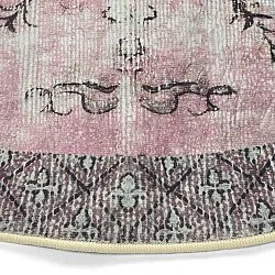 Tapis rond - Rosalie (rose)
