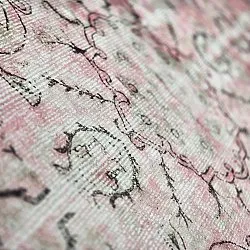 Tapis rond - Rosalie (rose)