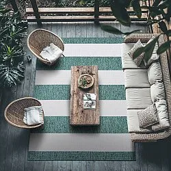 Teppich für innen und außen - Santana (grün)