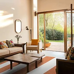 Teppich für innen und außen - Santana (orange)