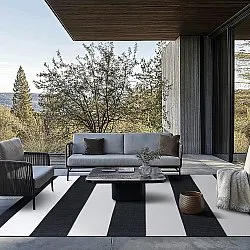 Teppich für innen und außen - Santana (schwarz)