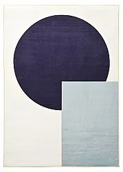 Wilton-Teppich - Taos (weiß/schwarz/grau)