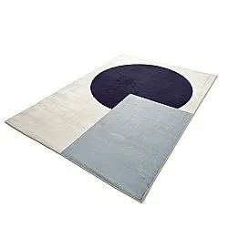 Wilton-Teppich - Taos (weiß/schwarz/grau)