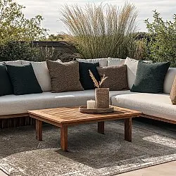 Teppich für innen und außen - Brussels Weave (grau)