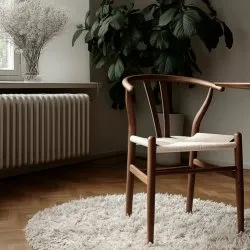 Chaise - Alta (noyer/beige) - 2 pièces