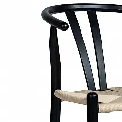 Stuhl - Alta (schwarz/beige) - 2 Stck.