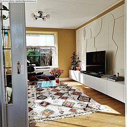 Hochflorteppiche - Sezze (beige/multi)