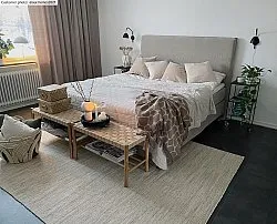 Wollteppich - Dhurry (natur)