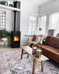 Wilton-Teppich - Douz (schwarz/multi)