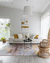 Wilton-Teppich - Elena (beige/gold)