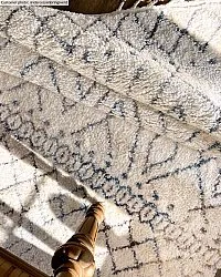 Hochflorteppiche - Marini (blau/multi)