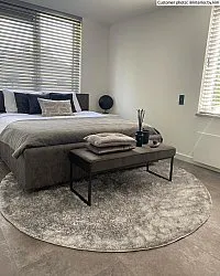 Runde Teppiche - Cosy (Silber)