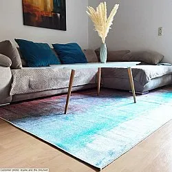 Wilton-Teppich - Andali (grau/rot/multi)