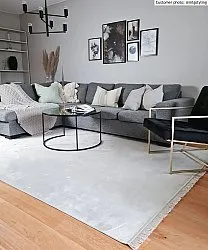 Wilton-Teppich - Art Silk (hellgrau/beige)