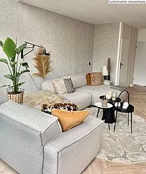 Runde Teppiche - Fondi (beige)