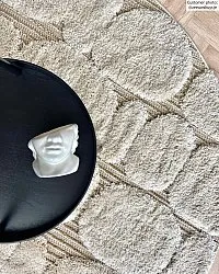 Runde Teppiche - Fondi (beige)