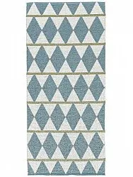 Kunststoffteppiche - Der Horred-Teppich Zigge (blau)