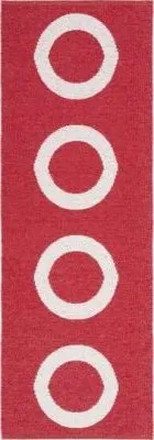 Kunststoffteppiche - Der Horred-Teppich Circus (rot)