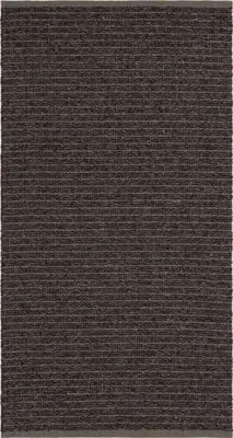 Kunststoffteppiche - Der Horred-Teppich Marion Mix (schwarz)