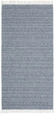 Kunststoffteppiche - Der Horred-Teppich Svea Mix (blau)