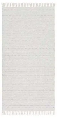 Kunststoffteppiche - Der Horred-Teppich Svea Mix (weiß)