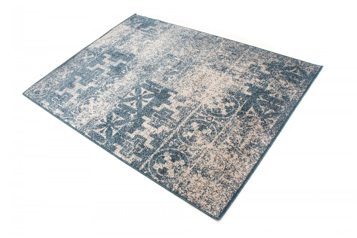 Wilton-Teppich - Giana (blau)