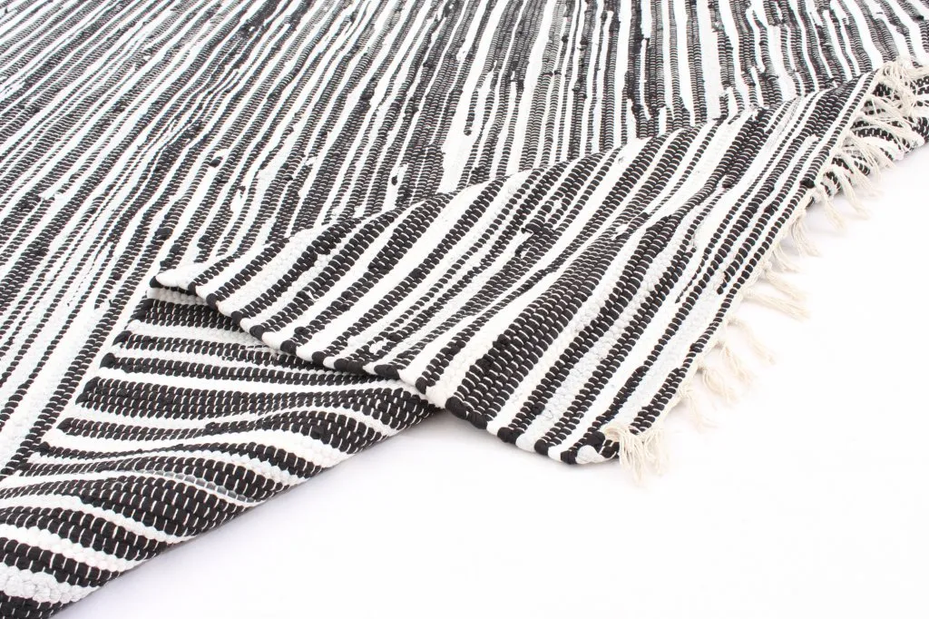 Flickenteppich von Strehög of Sweden - Tulka (Grau)