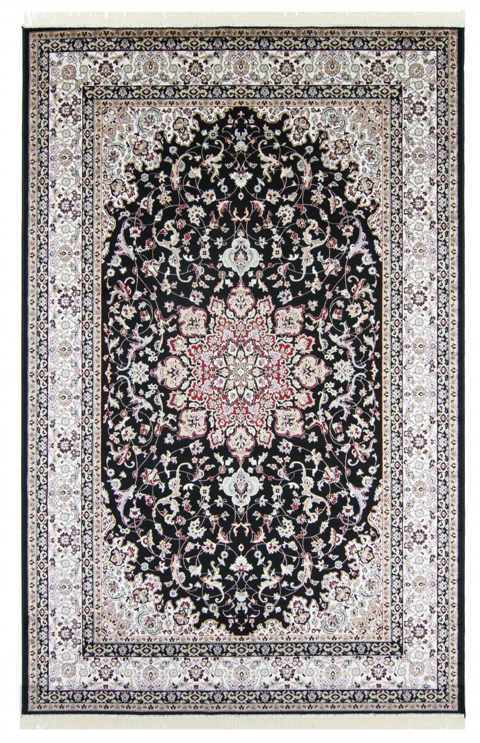 Tapis Wilton - Gårda Oriental Collection Kerman (noir)