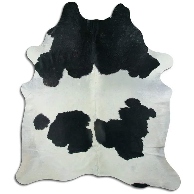 Kuhfell - Schwarz/Weiß 1055