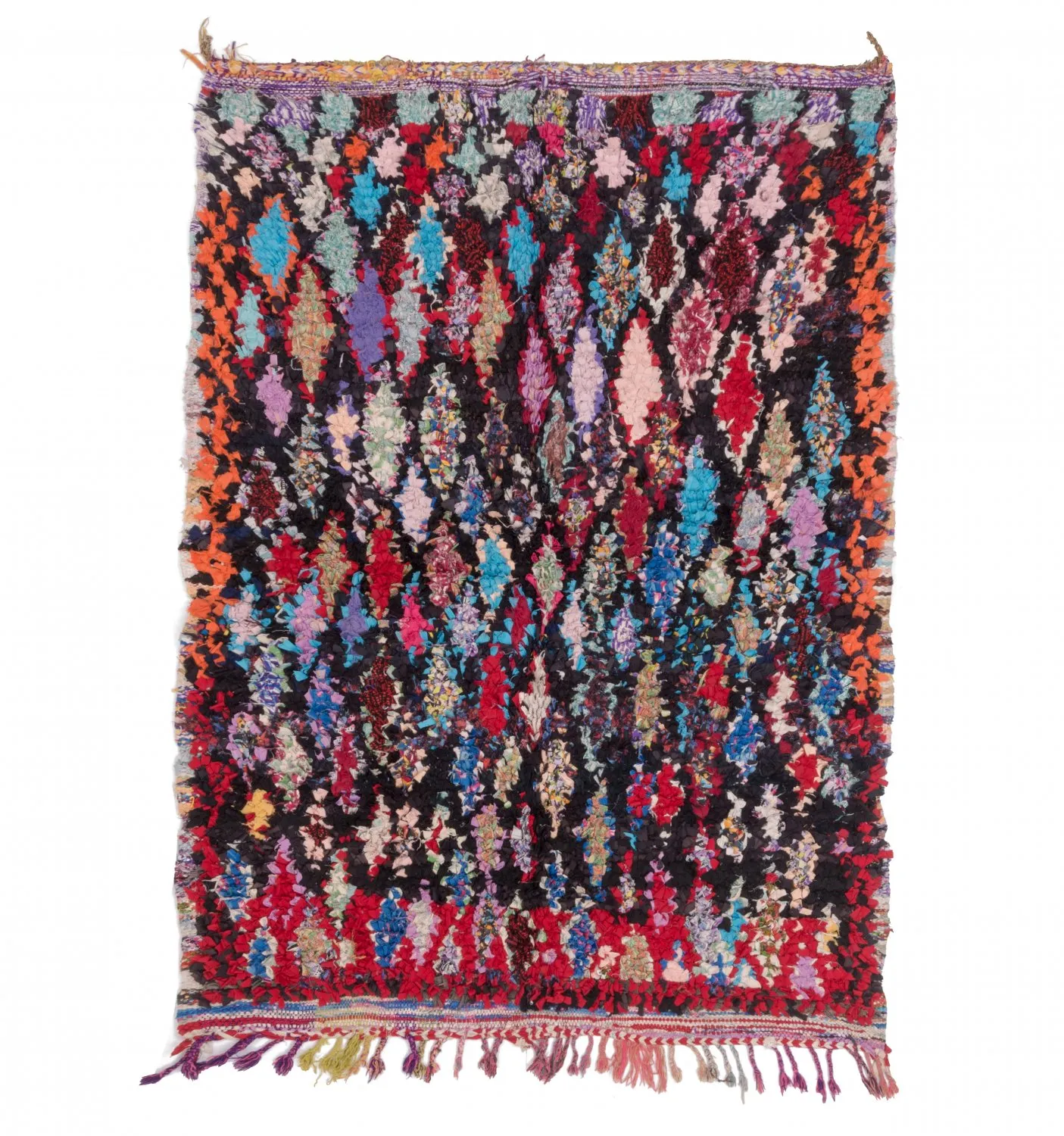 Tapis Marocain Berbère Boucherouite 185 x 125 cm